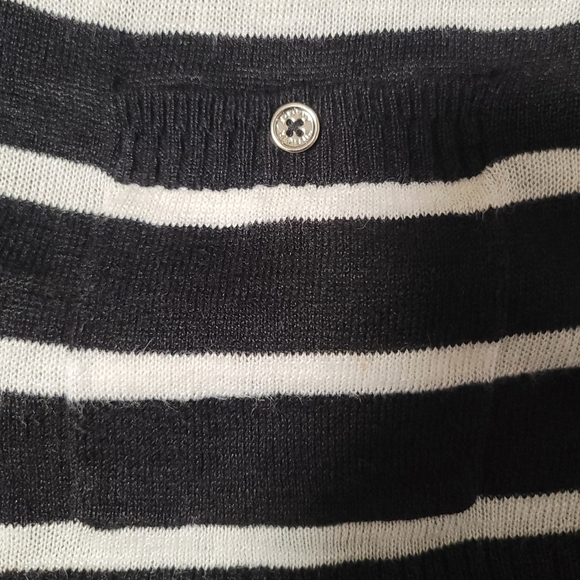 Tommy Hilfiger Lightweight Black & White Striped Cardigan - XL - Lightly Used - Picture 5 of 10